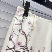 DIOR PRINTED STRAIGHT SKIRT 272228