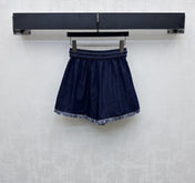 ZIMMERMAN 25S HIGH WAIST DENIM SHORTS 264693