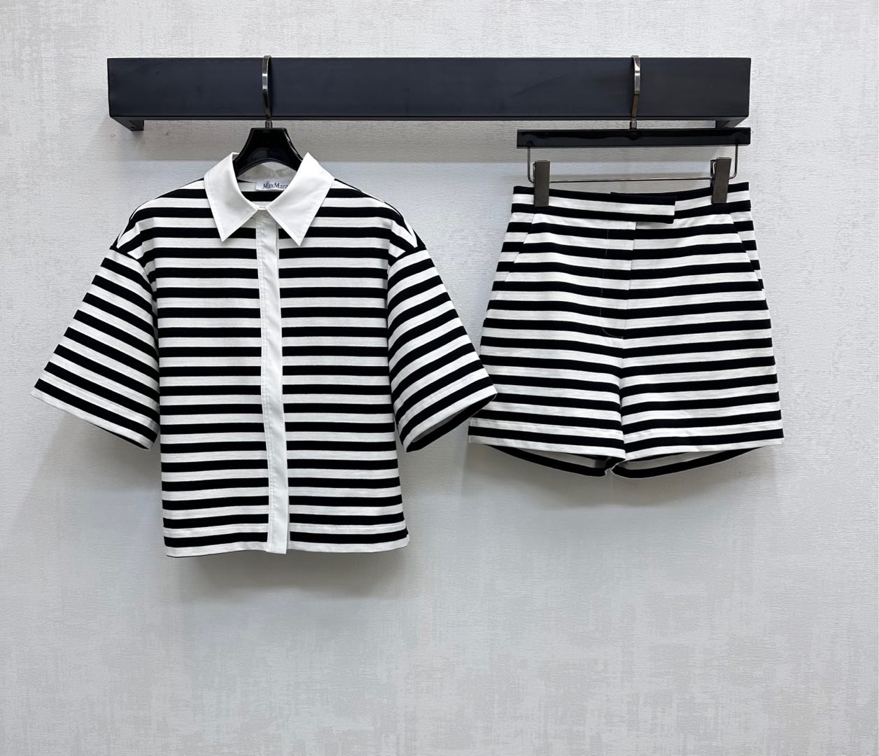 MAXMA 25S HIGH WAIST STRIPED SHORTS 264533