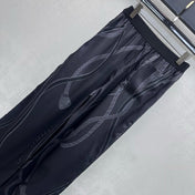 HERMES 26S SILK STRAIGHT LEG PANTS 581