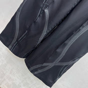 HERMES 26S SILK STRAIGHT LEG PANTS 581