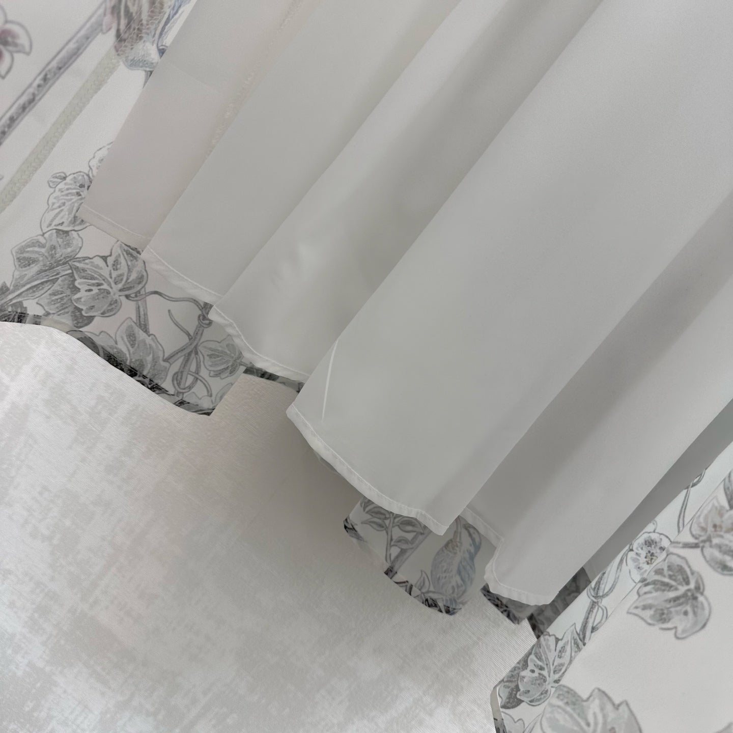 DIOR 26S FLORAL SILK SKIRT 1195