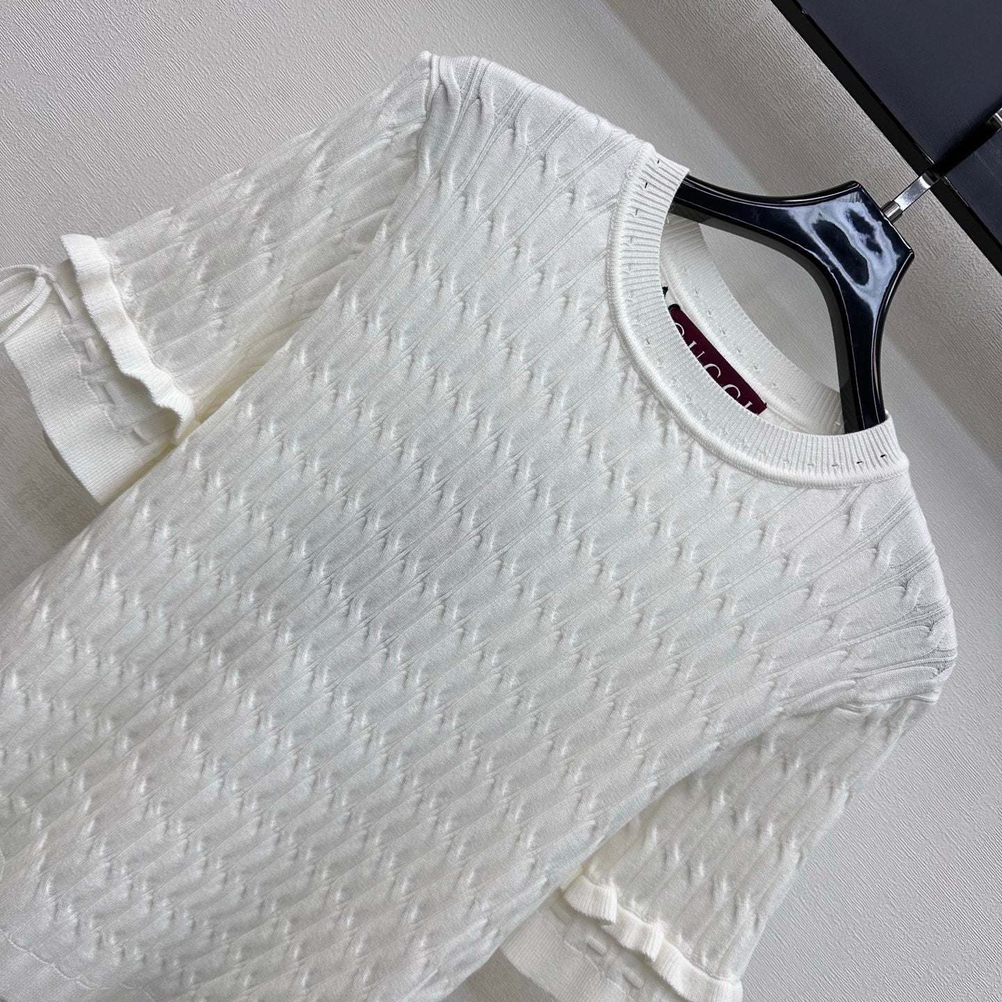 GUCCI 26S SHORT SLEEVE KNIT TOP 354