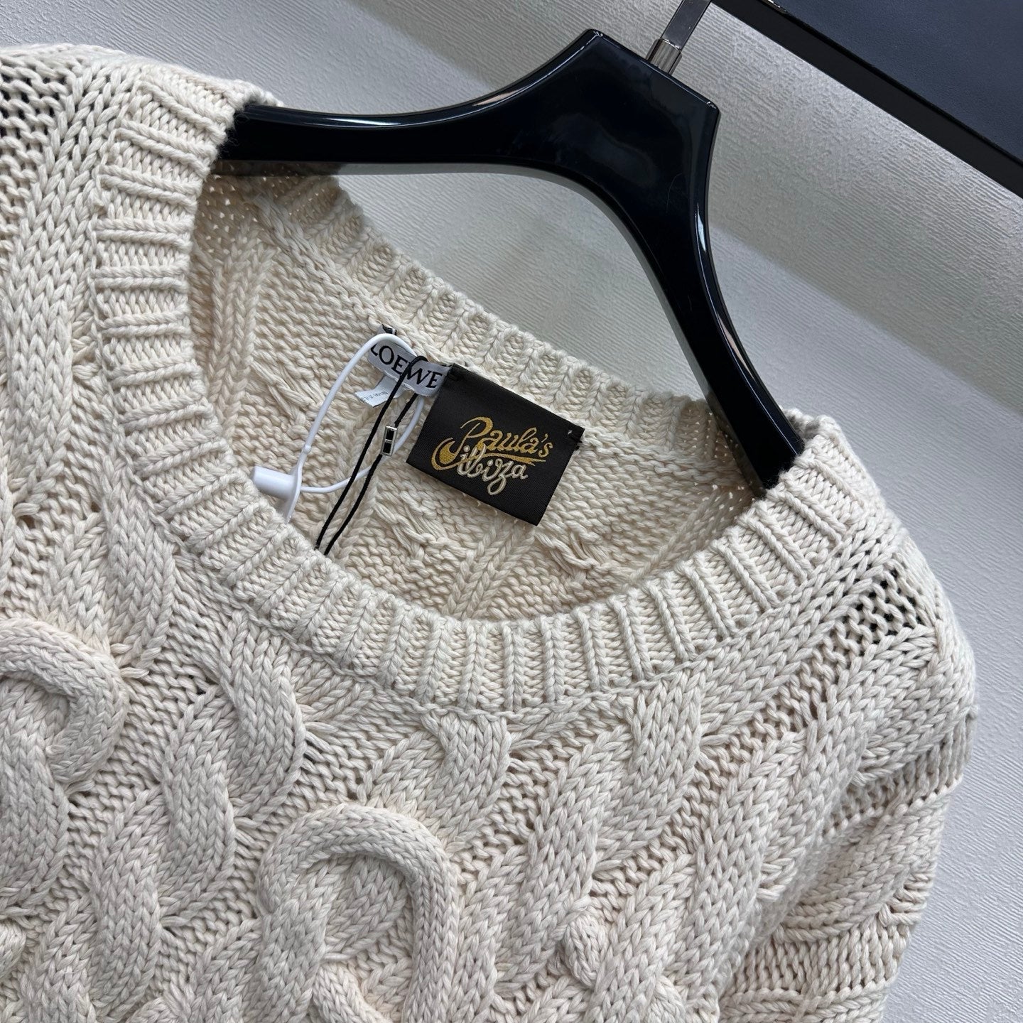 LOEWE 26S CABLE-KNIT SWEATER 717