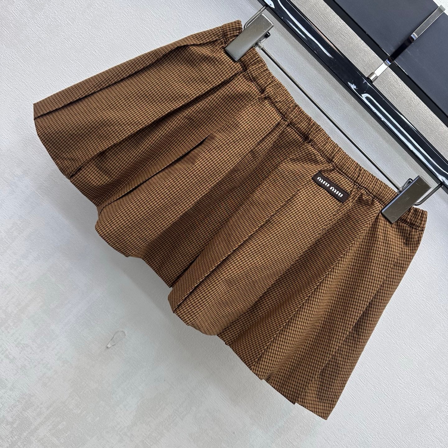 MIUMIU 26S PLEATED MINI SKIRT 1565
