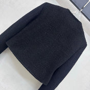 CELINE 26S ROUND-NECK TWEED JACKET 557