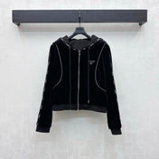 PRADA 26S HOODIE AND WIDE-LEG PANTS SET 1250