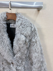 HERMES 25S LONG FUR COAT 233