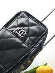 CHANEL 26S HOBO BAG 22 IN BLACK CALFSKIN