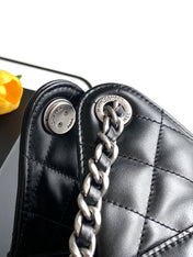 CHANEL 26S HOBO BAG 30 IN BLACK CALFSKIN