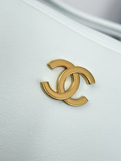 CHANEL 26S BOWLING BAG 29 IN MINT GREEN CALFSKIN