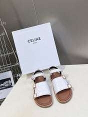 MINO SANDAL IN WHITE CALFSKIN
