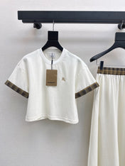 BURBERRY 26S TOP AND SKIRT SET 422