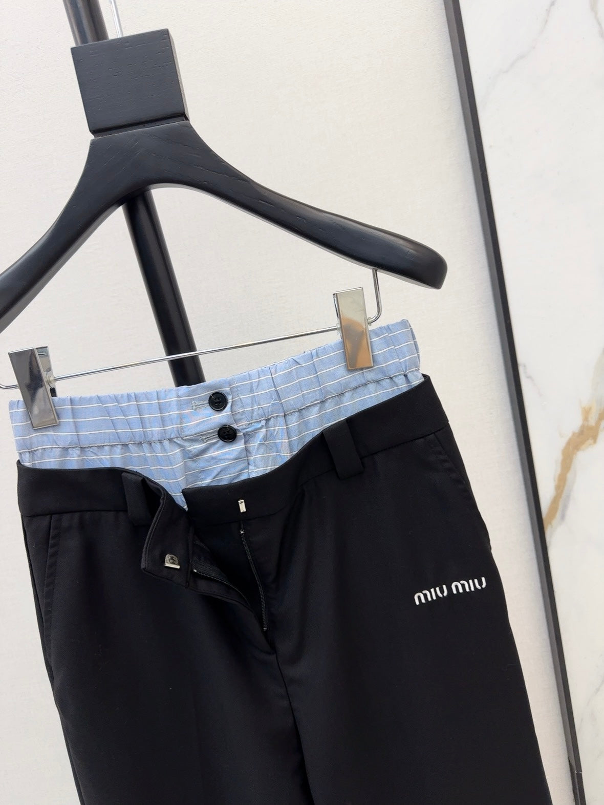 MIUMIU 26S STRAIGHT LEG PANTS 975