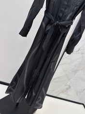 HERMES 25S LONG SILK DRESS 80580