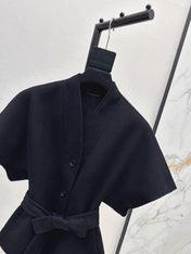 DIOR 25S SHORT DOUBLE-FACED KNIT COAT 586