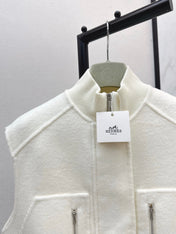 HERMES 25S SLEEVELESS JACKET 526962
