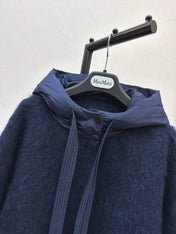 MAX MARA 25S HOODED KNIT JACKET 107