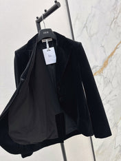 DIOR 25S VELVET BLAZER 523