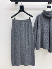 MAX MARA 25S KNIT SKIRT SET 092