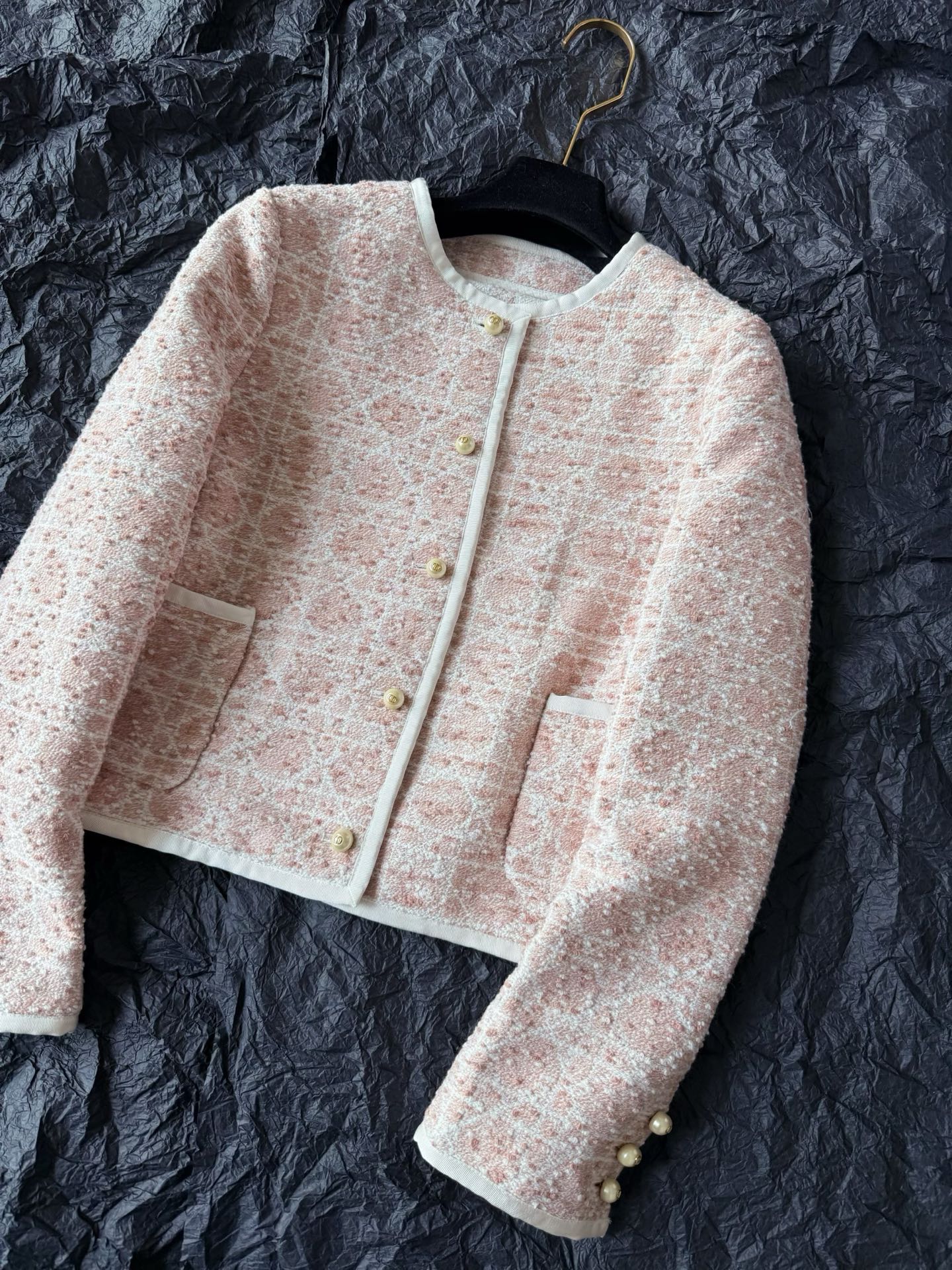 DIOR 25S CANNAGE CROPPED JACKET STYLE 059