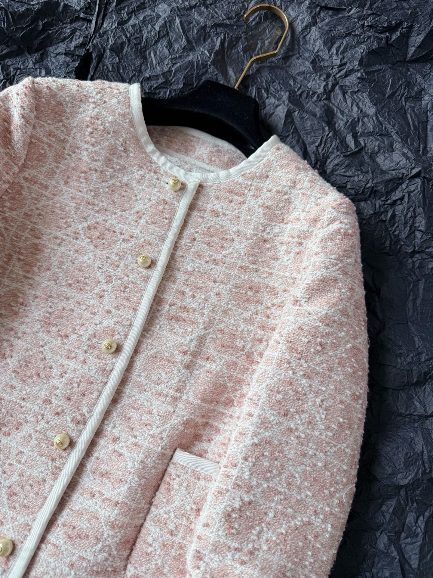 DIOR 25S CANNAGE CROPPED JACKET STYLE 059