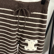 CELINE 25S SWEATER AND WIDE-LEG PANTS SET 0111