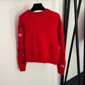 CHANEL 26S LONG-SLEEVE CREW NECK SWEATER 748
