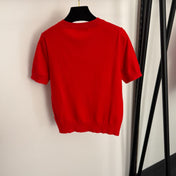 DIOR 26S SHORT-SLEEVE KNIT SWEATER 895