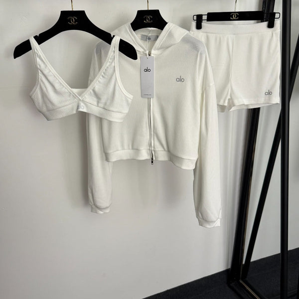 ALO 26S 3-PIECE YOGA SPORTSWEAR SET 362