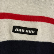 MIUMIU 26S SHORT SLEEVE KNIT SWEATER 1026