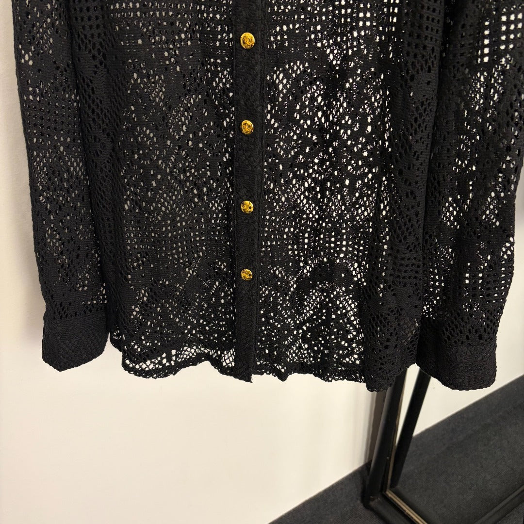 CELINE 26S LONG SLEEVE LACE SHIRT 151