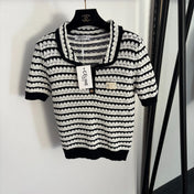 CELINE 26S SHORT SLEEVE KNIT TOP 136