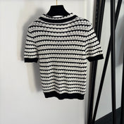 CELINE 26S SHORT SLEEVE KNIT TOP 136