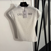 CELINE 26S SHORT SLEEVE KNIT TOP 203