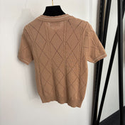 CHANEL 26S SHORT-SLEEVE KNIT TOP 1467