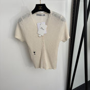 DIOR 26S SHORT-SLEEVE KNIT CARDIGAN 1395