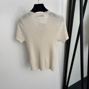 DIOR 26S SHORT-SLEEVE KNIT CARDIGAN 1395