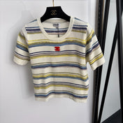 CHANEL 26S SHORT-SLEEVE KNIT TOP 1353