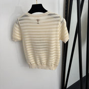 DIOR 26S SHORT-SLEEVE KNIT TOP 1352