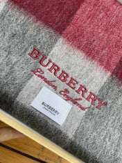SCARF 180 CM IN CURRANT RED MIX BLACK CASHMERE 394743