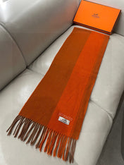 HERMES 25S SCARF 180 IN CASHMERE 989576