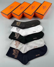 HERMES 26S CREW SOCKS 111942 (1 BOX)