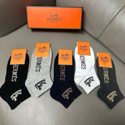 HERMES 26S ANKLE SOCKS 334251 (1 BOX)