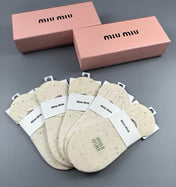 MIUMIU 26S NO-SHOW SOCKS 407196 (1 BOX)
