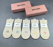 MIUMIU 26S NO-SHOW SOCKS 407196 (1 BOX)