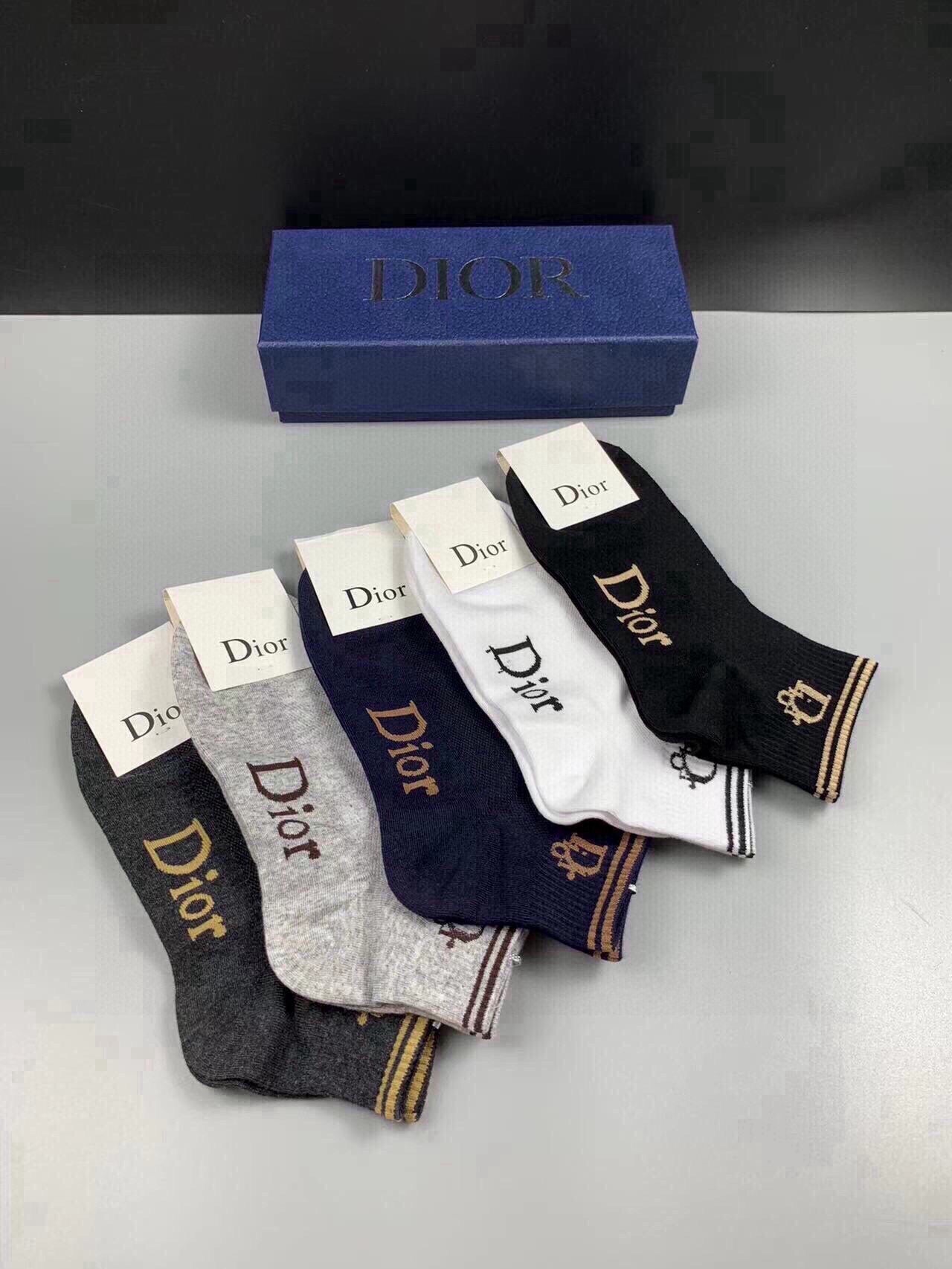 DIOR 26S ANKLE SOCKS 408745 (1 BOX)