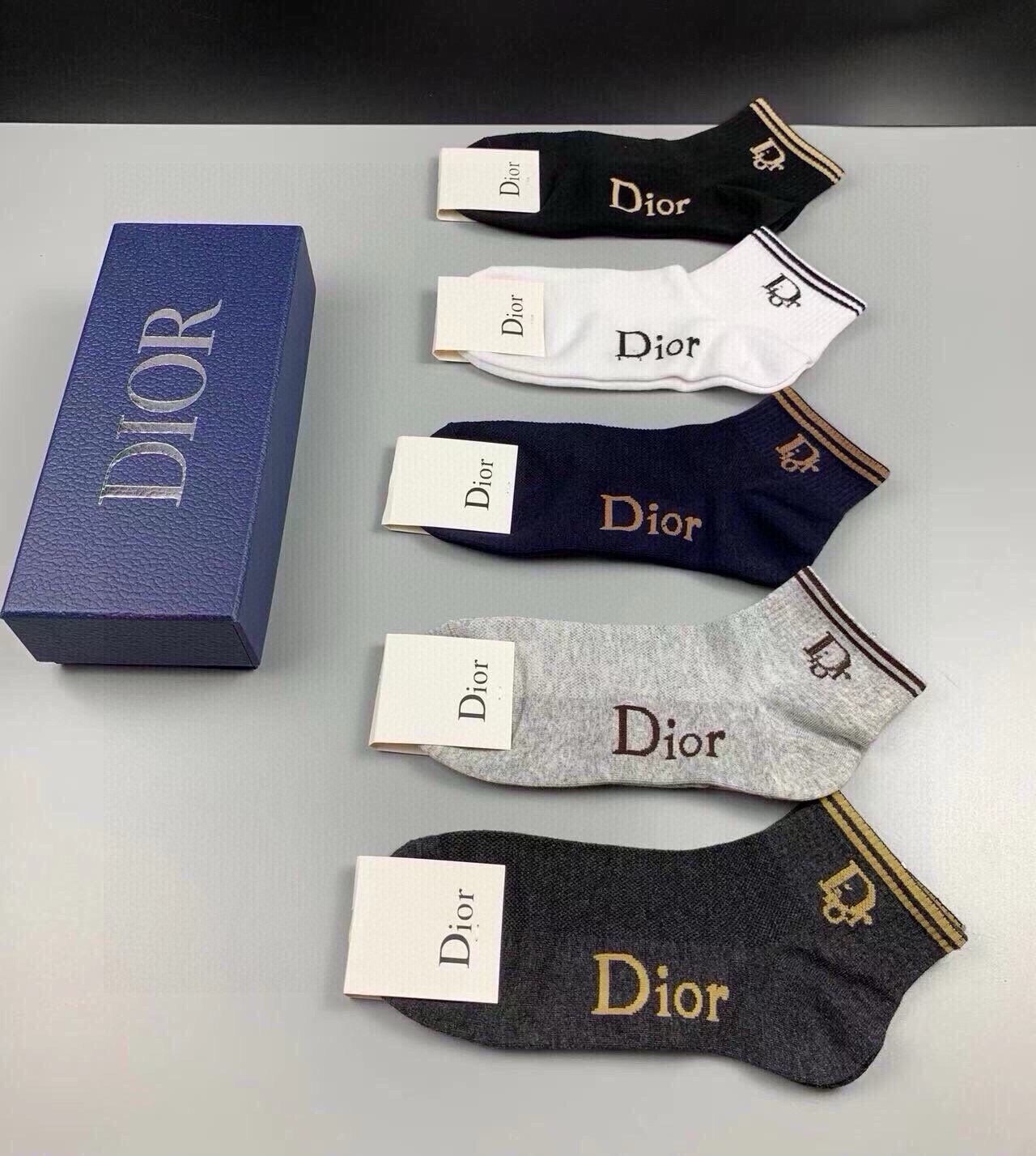 DIOR 26S ANKLE SOCKS 408745 (1 BOX)