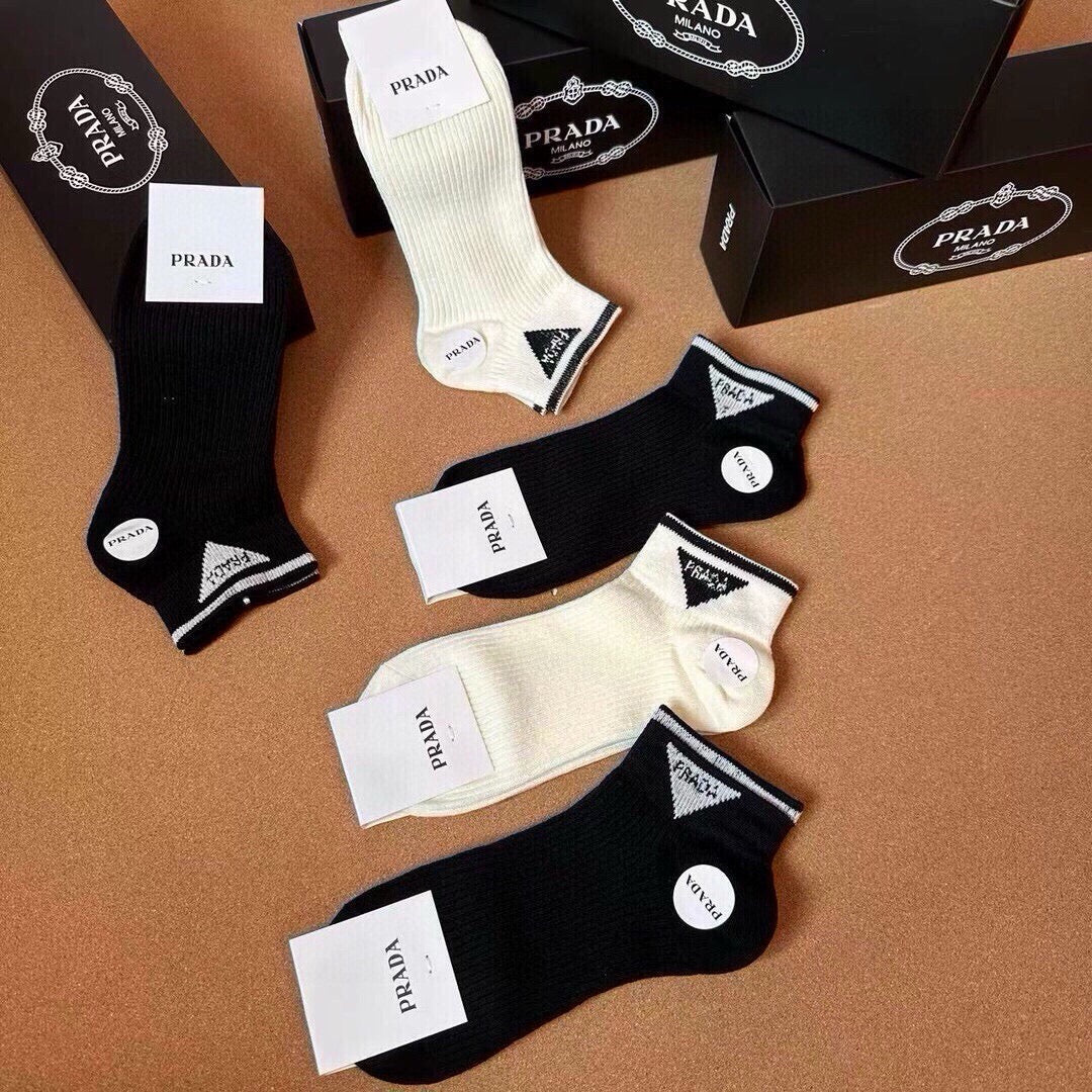 PRADA 26S ANKLE SOCKS 412453 (1 BOX)