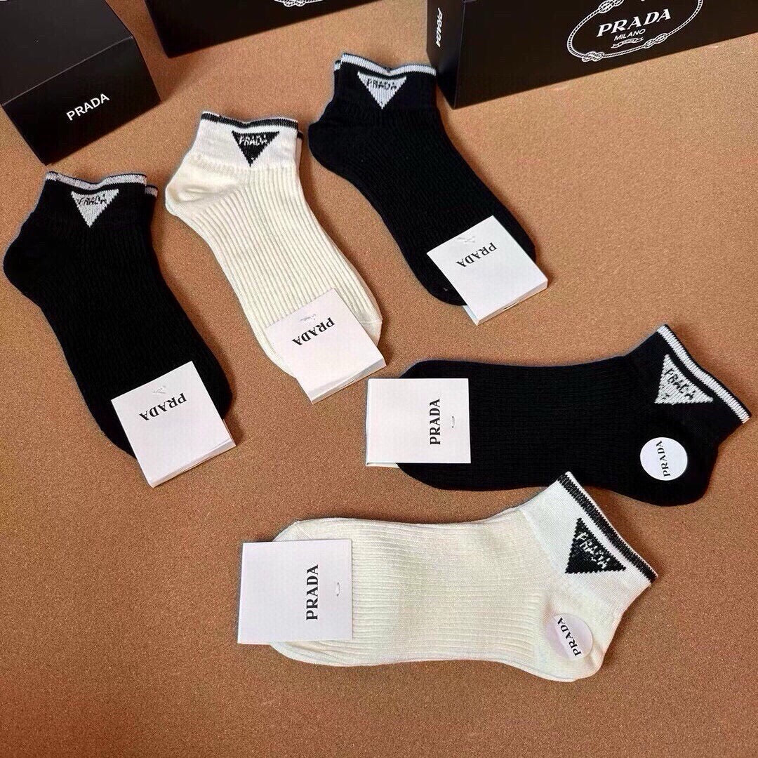 PRADA 26S ANKLE SOCKS 412453 (1 BOX)